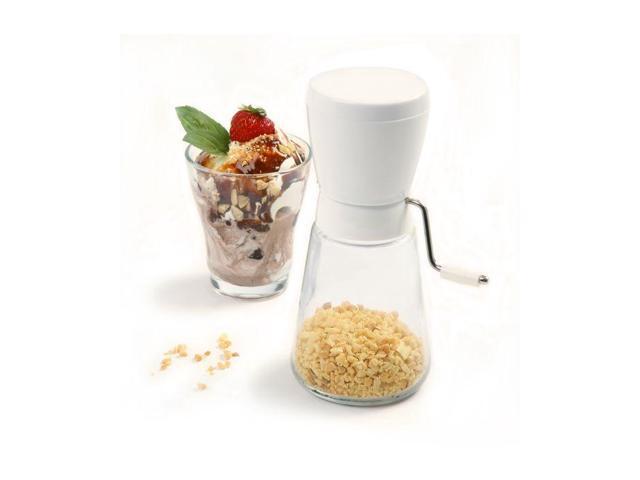Norpro Glass Nut and Topping Chopper, White