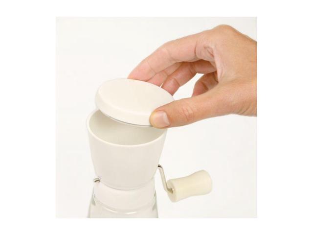 Norpro Glass Nut and Topping Chopper, White