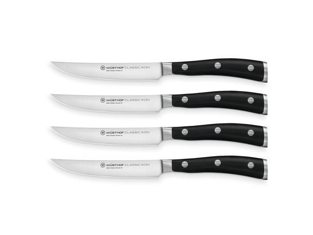 Wusthof Classic Ikon Four Piece Steak Knife Set W/Presentation Box