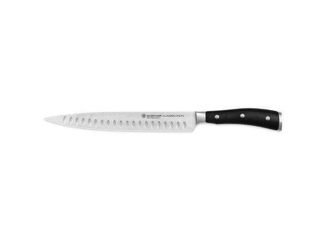 Wusthof Classic Ikon 9 Inch Carving Knife, Hollow Edge