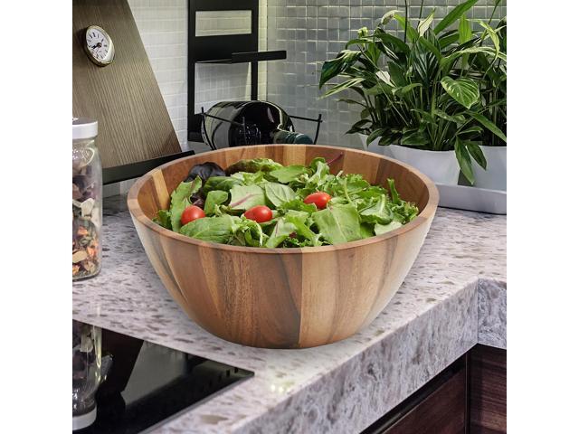 Frieling Acacia Wood Tulip Bowl, Large 5-Inch x 12-Inch Diameter