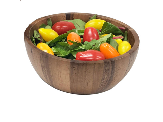 Frieling Acacia Wood Tulip Bowl, Small 2.5-Inch x 6.5-Inch Diameter