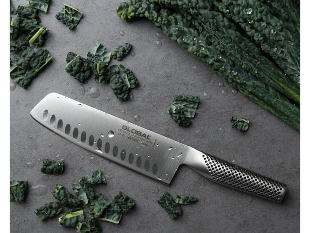 Global 7 Inch Vegetable Knife, Hollow Ground