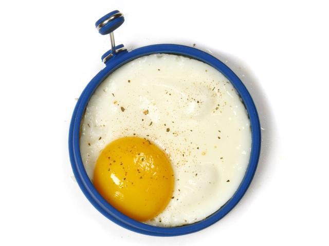 Norpro 4-Inch Silicone Round Pancake and Egg Rings, Set of 2, Blue