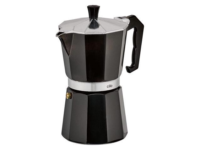 Cilio Classico Stovetop Espresso Maker, 15 ounce, Black