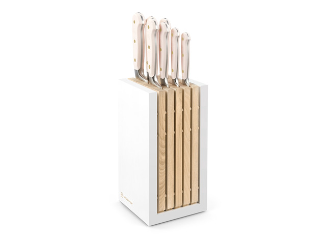 Wusthof Classic 8 Piece Knife Block Set, Pink Sea Salt