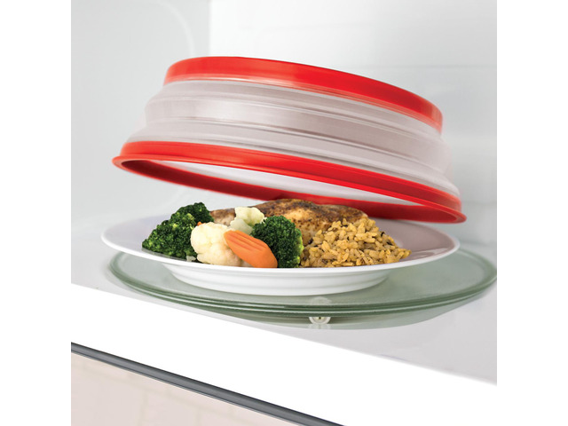 Tovolo Collapsible Microwave Cover 10.5 inches for Easy Living