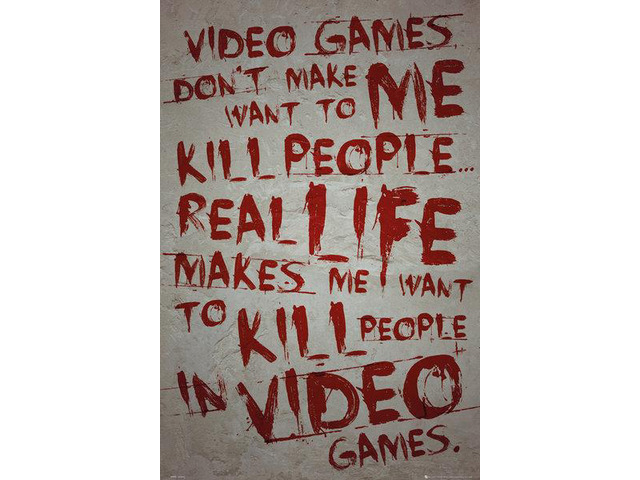 Gaming Video Games Poster Print (22 x 34)