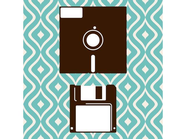 Computer Entertainment 2 Retro Poster Print by Enrique Rodriquez Jr (24 x 24 )