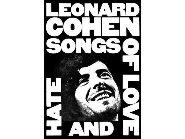 Leonard Cohen Love Hate Love And Hate Poster Print (24 X 36)
