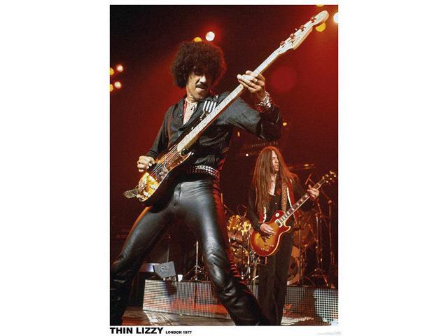Thin Lizzy Live London Phil Lynott -London 1799 Poster Print (22 x 34)