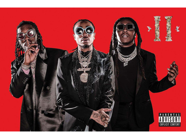 Migos Ii Red Poster Print (22 x 34)