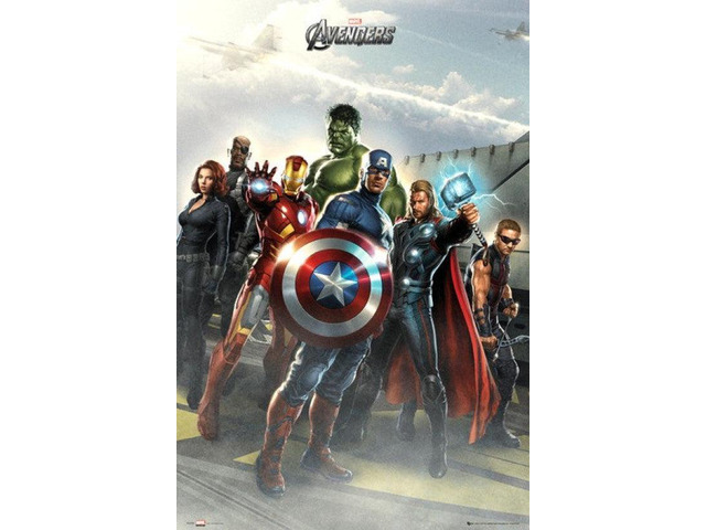Avengers Airbase Poster Print (22 x 34)