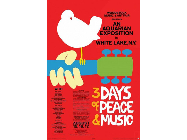 Woodstock - Concert Poster Print (22 x 34)