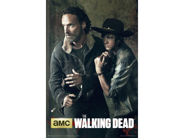 Walking Dead Rick & Carl Poster Print (24 X 36)
