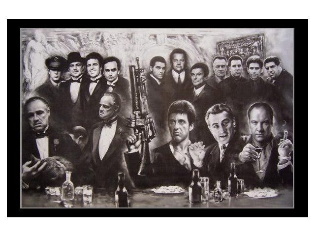 Gangsters Collage Poster Print (36 x 24)