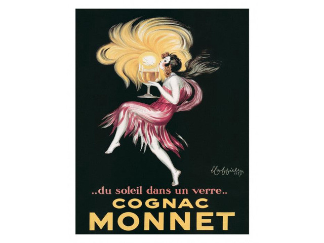 Cappiello Cognac Monnet Poster Print (22 x 34)
