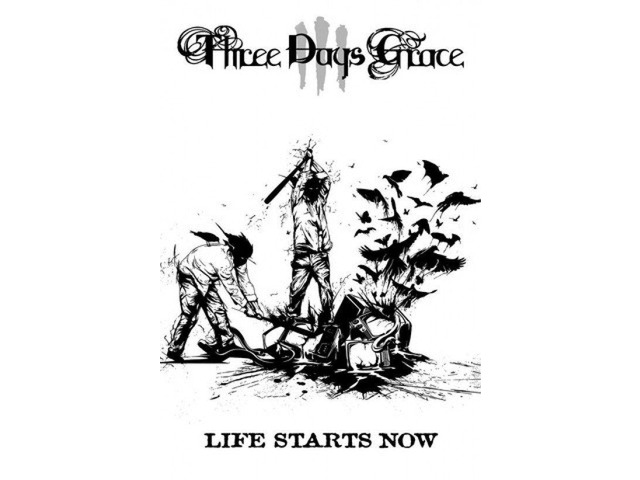 Three Days Grace Life Starts Now Poster Print (24 X 36)