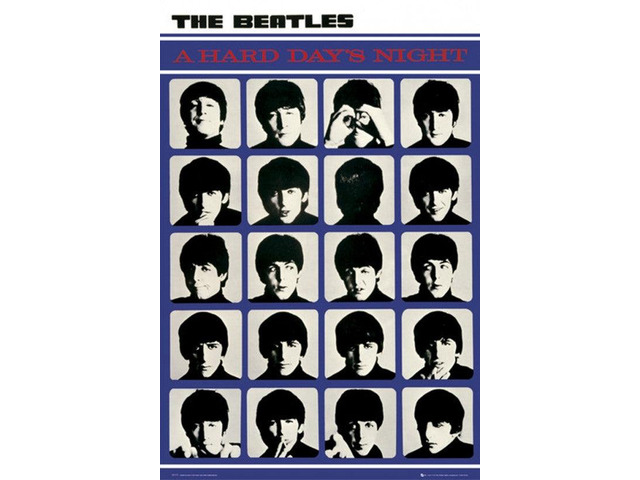 The Bealtes A Hard Day's Night Poster Poster Print (24 x 36)