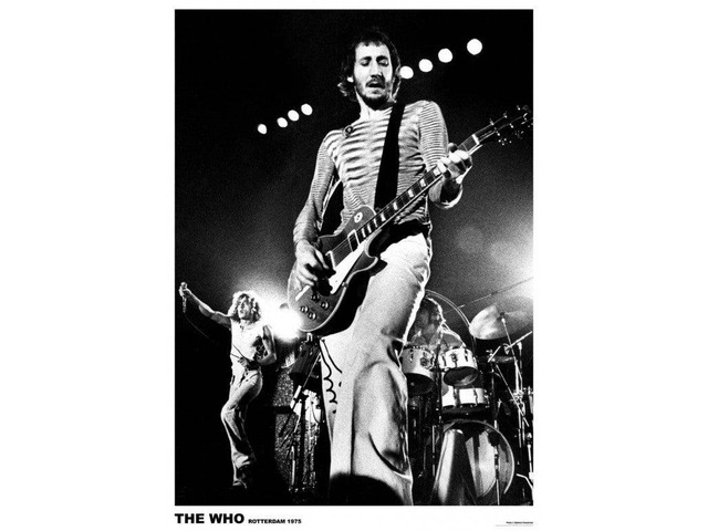 Who - Pete Townsend Live Rotterdam 1975 Poster (24 x 36)