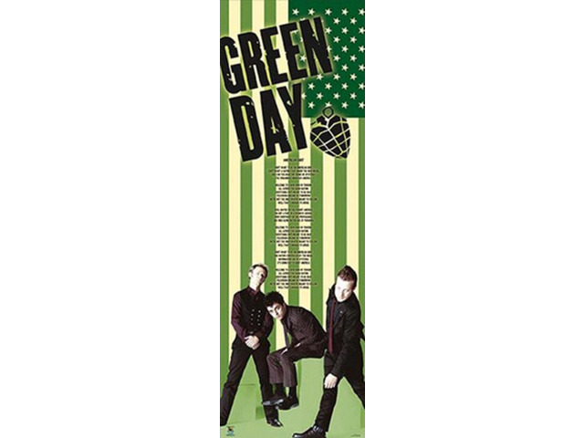 Green Day- Door Poster Print (21 x 62)