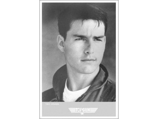 Top Gun Tom Cruise Portrait Poster Print (24 X 36)