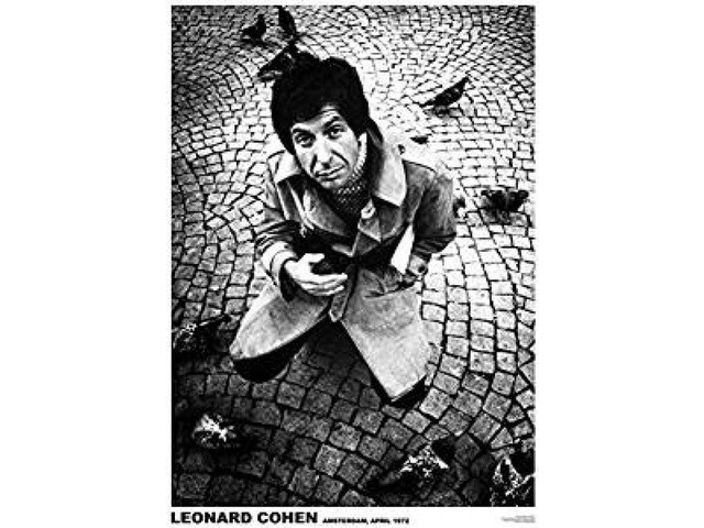 Leonard Cohen Cobbles Poster Print (22 x 34)