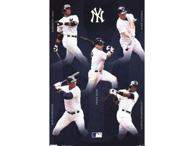Yankees - Collage 12 Poster Print (24 x 36)