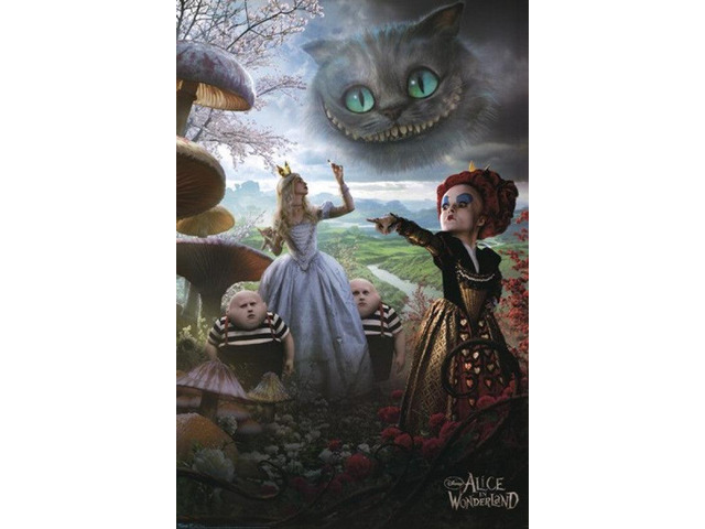 Alice in Wonderland, c.2010 (triptych, right side) Poster Print (22 x 34)