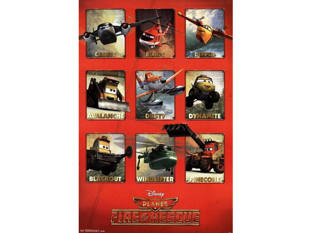 Planes 2 - Grid Poster Print (22 x 34)