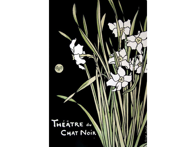 Theatre Du Chat Noir Vintage Poster Print (22 x 34)