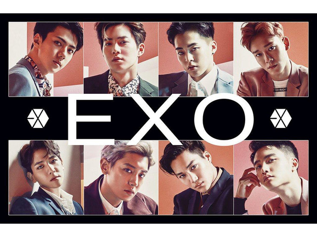 Exo Collage Kpop Poster Print (24 X 36)