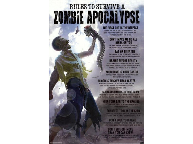 Zombies - Attack 2 Poster Print (22 x 34)