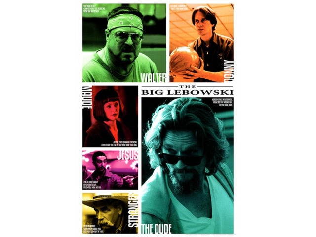 Big Lebowski Collage Poster Print (22 x 34)