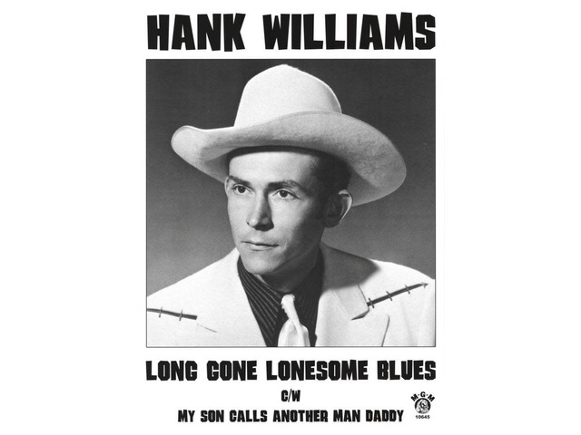 Hank Williams Lonesome Long Gone Lonesome Blues Poster Print (24 X 36)