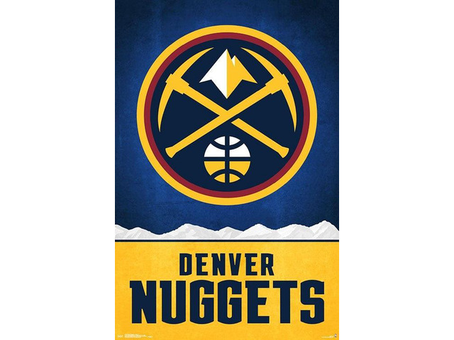 Denver Nuggets - Logo Poster Print (22 x 34)