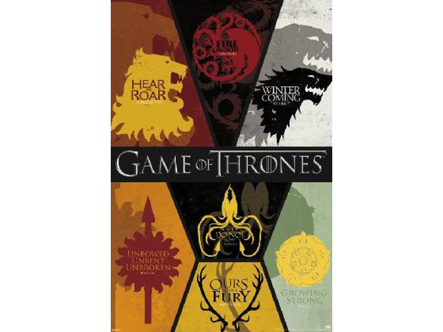 Game Of Thrones Sigils Poster Print (22 x 34)
