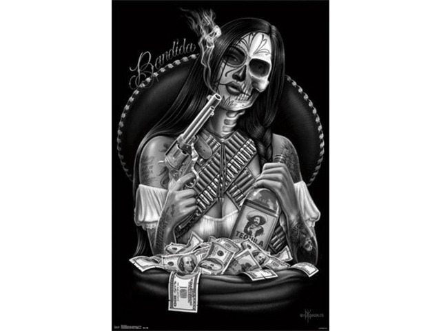 Bandida Lowrider Arte Poster Print (24 x 36)