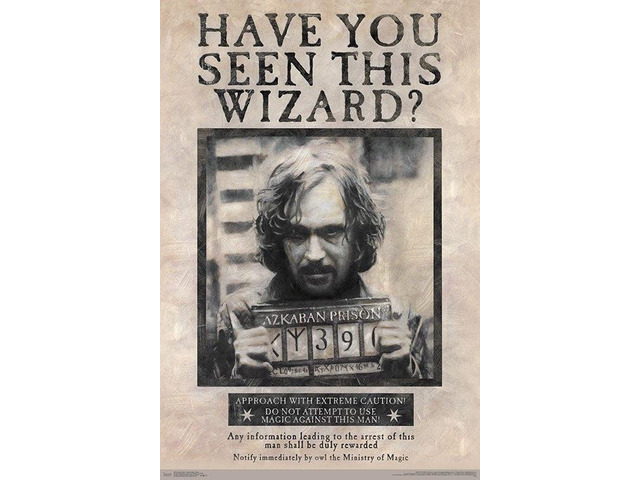 Harry Potter - Wanted Sirius Black Poster Print (22 x 34)