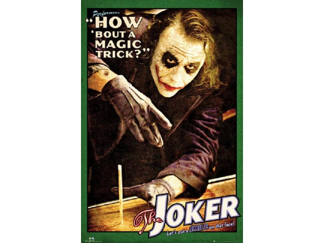 Batman Joker How About A Magic Trick Poster Print (22 x 34)