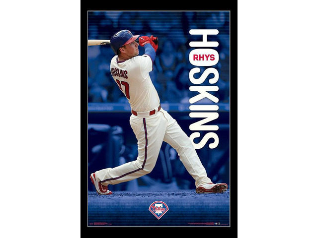 Philadelphia Phillies_ - Rhys Hoskins Poster Print (22 x 34)