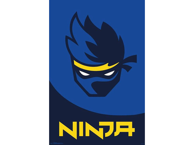 Ninja - Logo Poster Print (22 x 34)