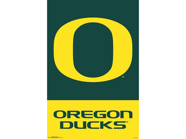 University Of Oregon - Logo Poster Print (22 x 34)