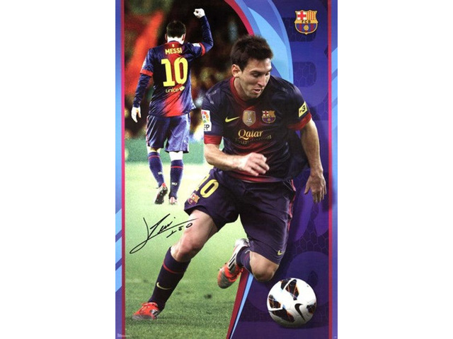 Lionel Messi Poster Print 24 X 36