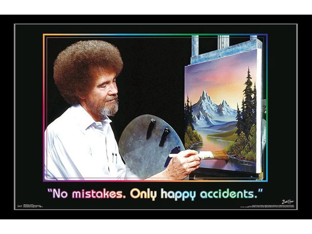 Bob Ross - Accidents Poster Print (34 x 22)