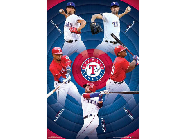 Texas Rangers_ - Team Poster Print (22 x 34)