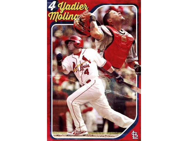 St. Louis Cardinals_ - Y Molina 13 Poster Print (22 x 34)