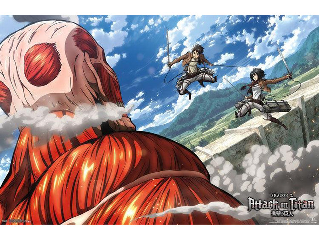 Attack On Titan - Double Team Poster Print (34 x 22)