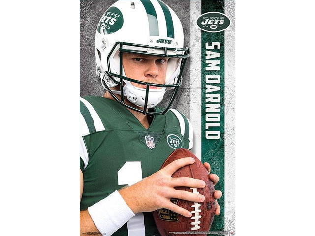 New York Jets – Sam Darnold Poster Print (22 x 34)
