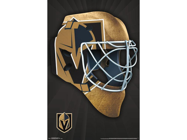 Vegas Golden Knights__ - Mask Poster Print (22 x 34)